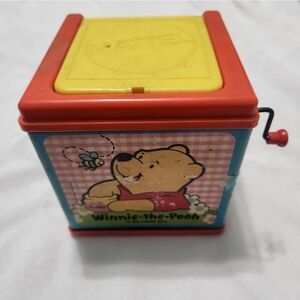 Vintage Mattel Disney Winnie The Pooh Jack in The Box 1976 Rare Toy